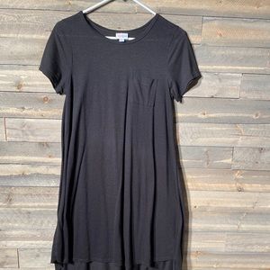 Solid Black XS Lularoe Carly swing dress